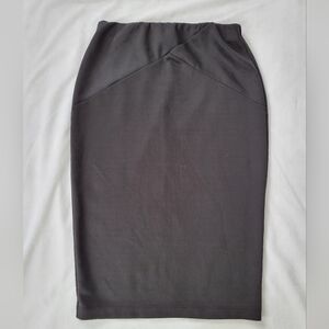 By & By black stretchy pencil skirt S
